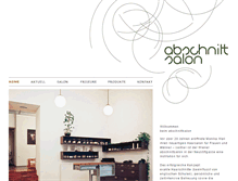 Tablet Screenshot of abschnittsalon.at